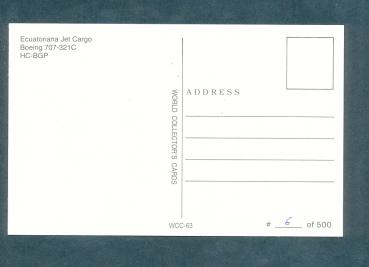 Preview: Ecuatoriana Jet Cargo, Boeing 707 - 321 C